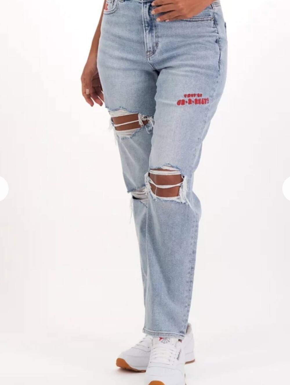 Kellogg's x American Eagle Stretch Mom Straight Jean Tony The Tiger